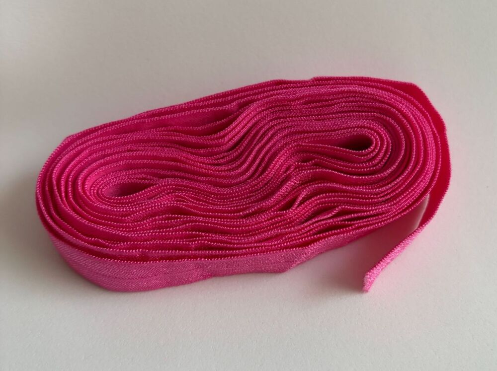 New Product Pink Fold Over Elastic 5m