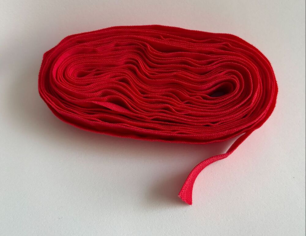 New Product Red Fold Over Elastic 5m