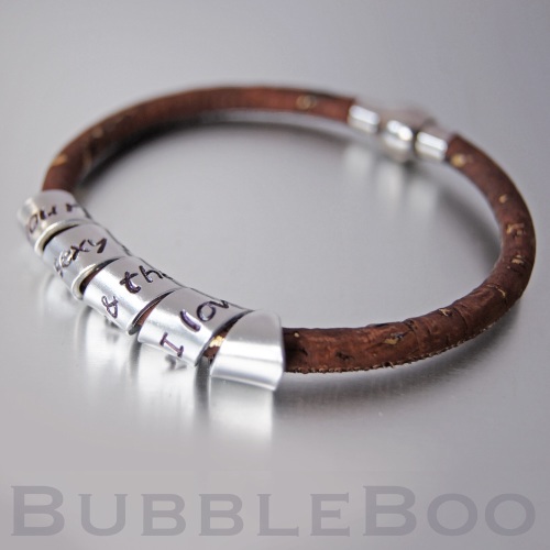 Vegan Secret Message Bracelet