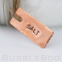 Copper Pantry Tags - Set of 4