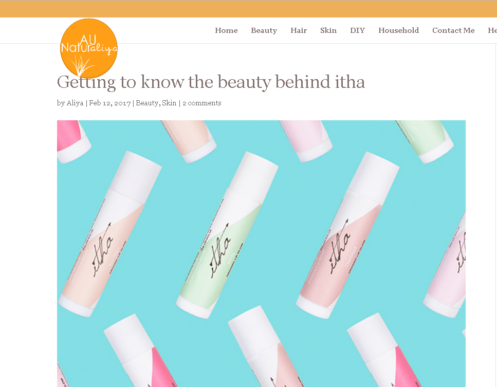 Getting to know the beauty behind itha