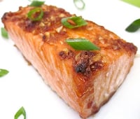 ginger salmon steak