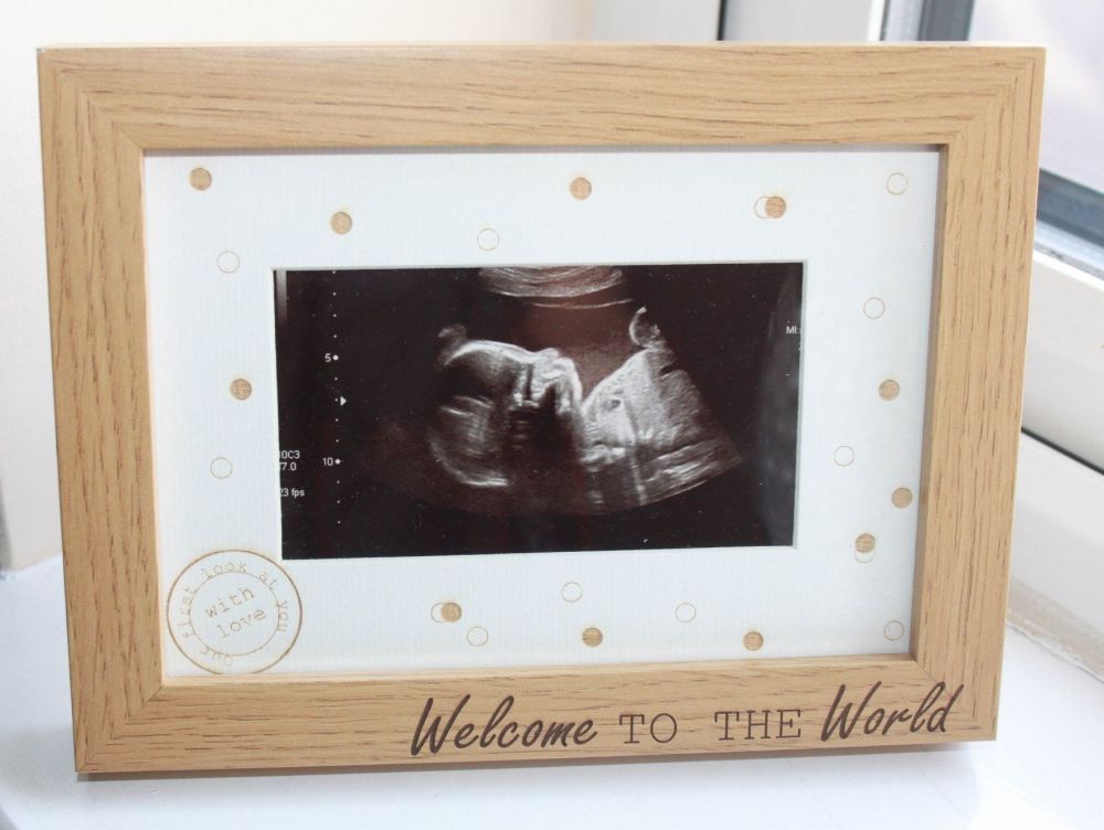 Welcome To The World Picture Frame