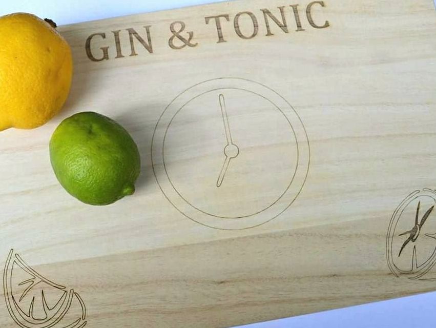 Gin & Tonic Chopping Board