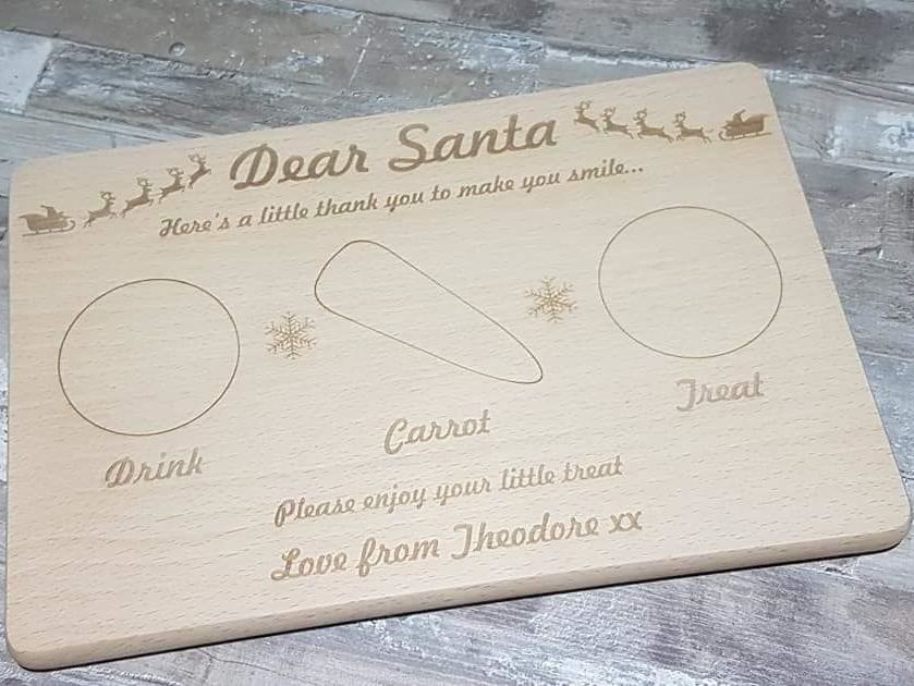 Santas Christmas Eve Treat Board 