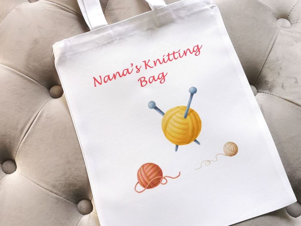 Personalised Knitting Bag