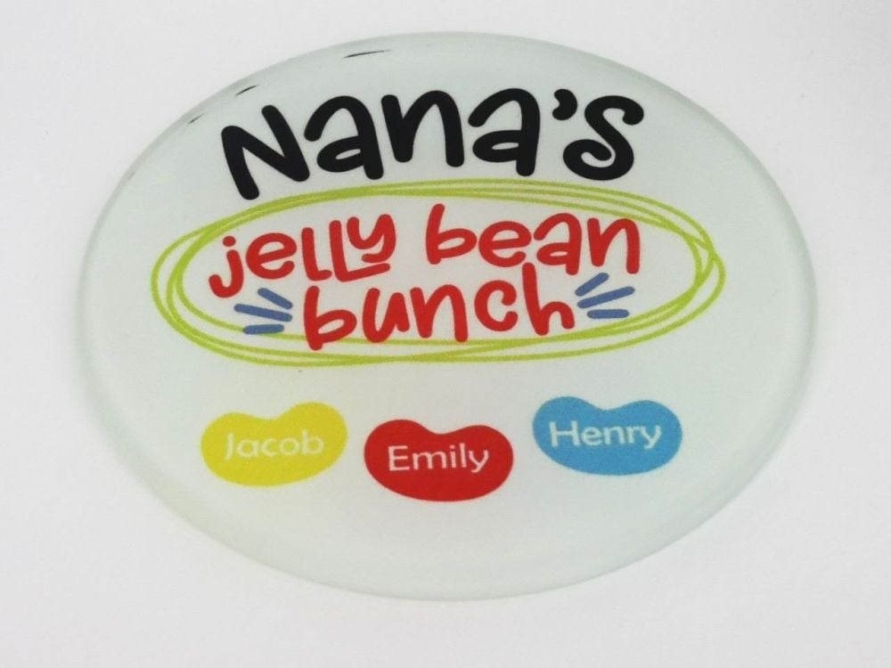 Nana's Jelly Bean Bunch Coaster
