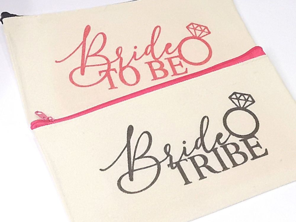 Bride To Be Makeup Bag