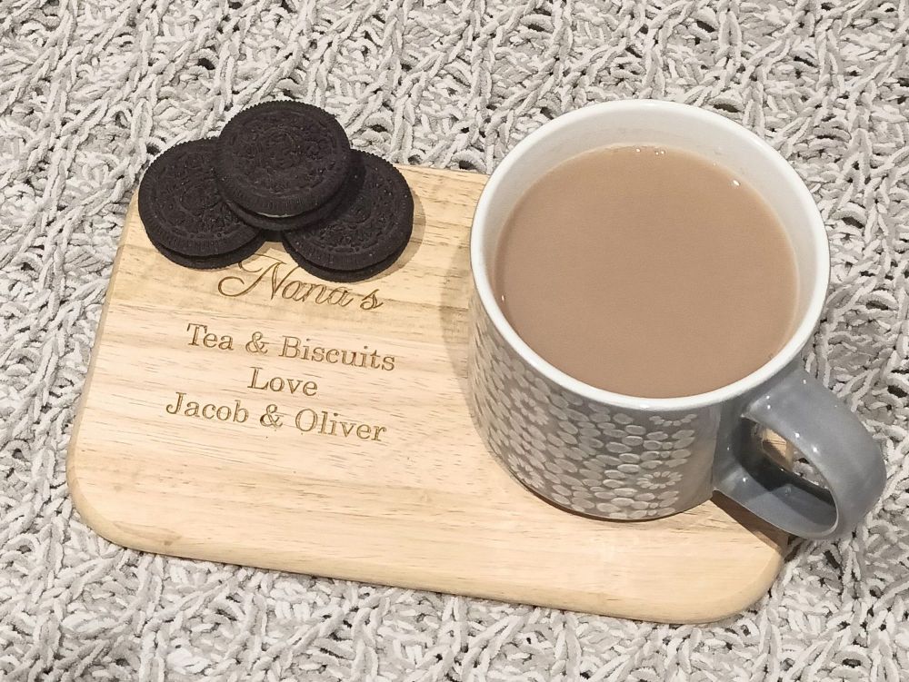 Personalised Tea & Biscuit Board