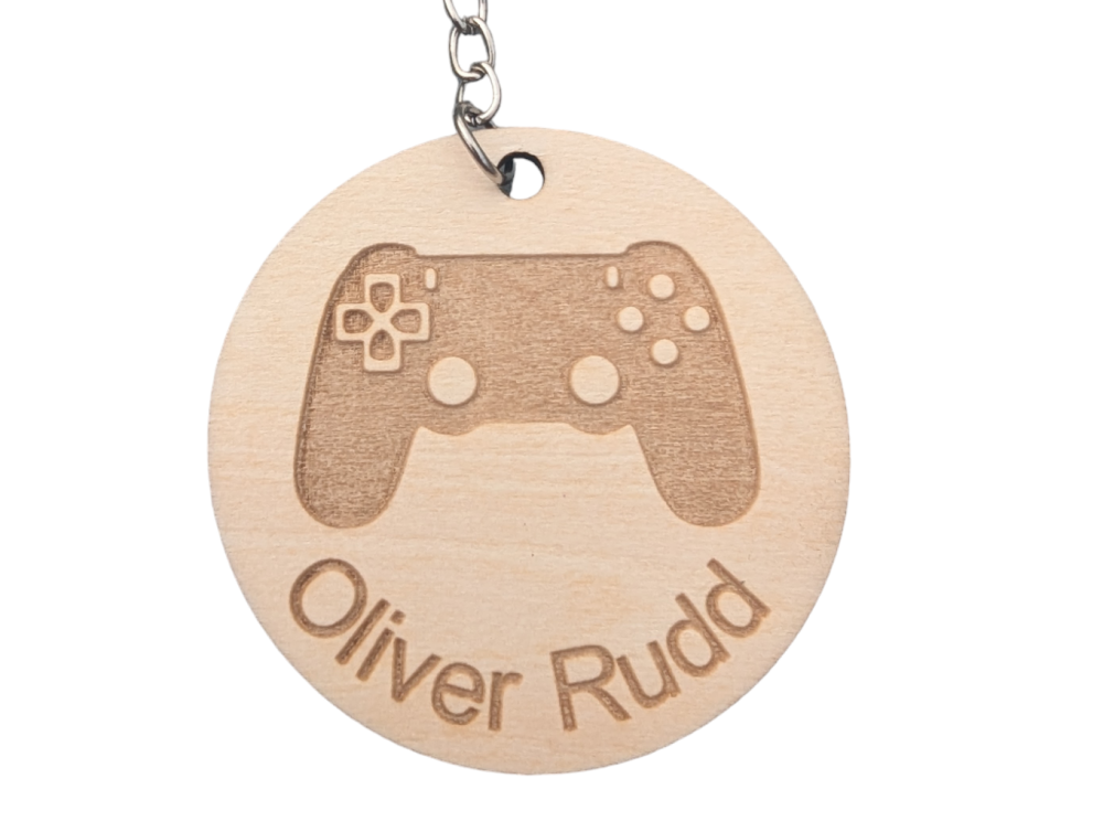 Game Controller Style School Bag Tag Keyring