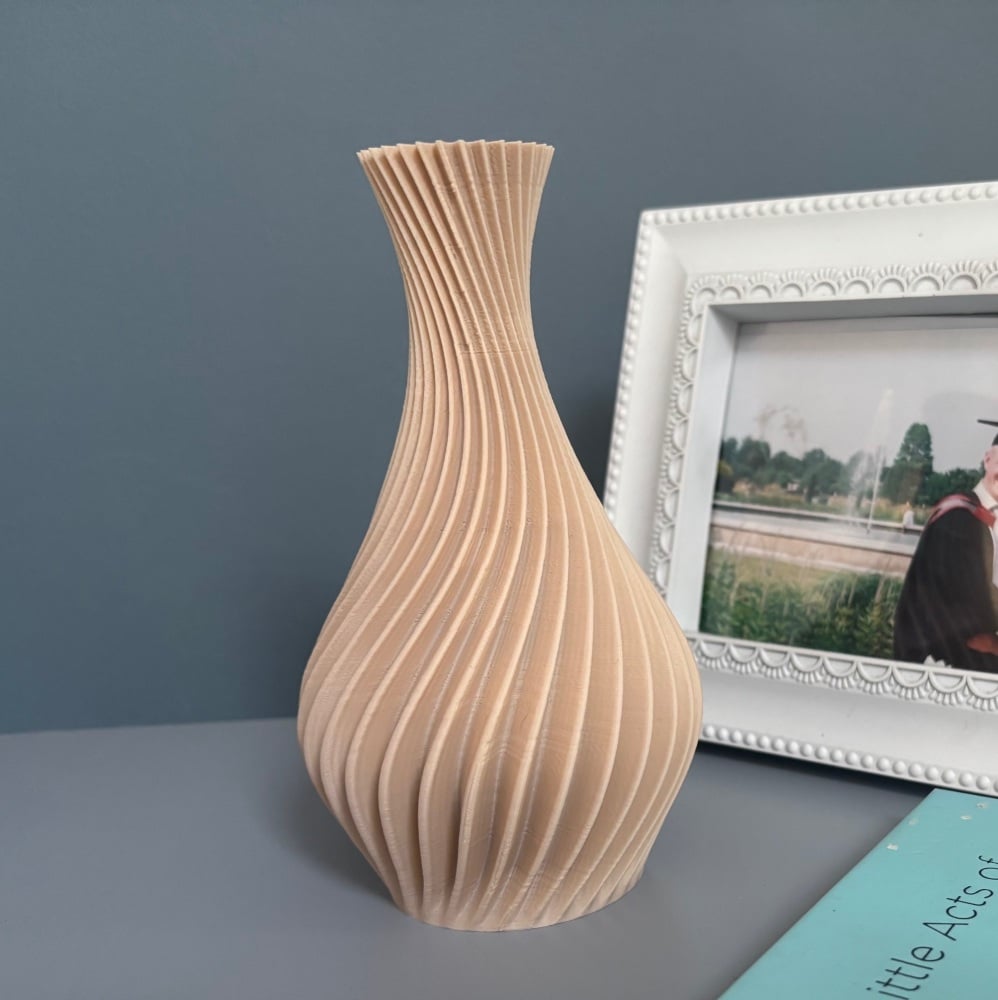 Modern Swirl Vase