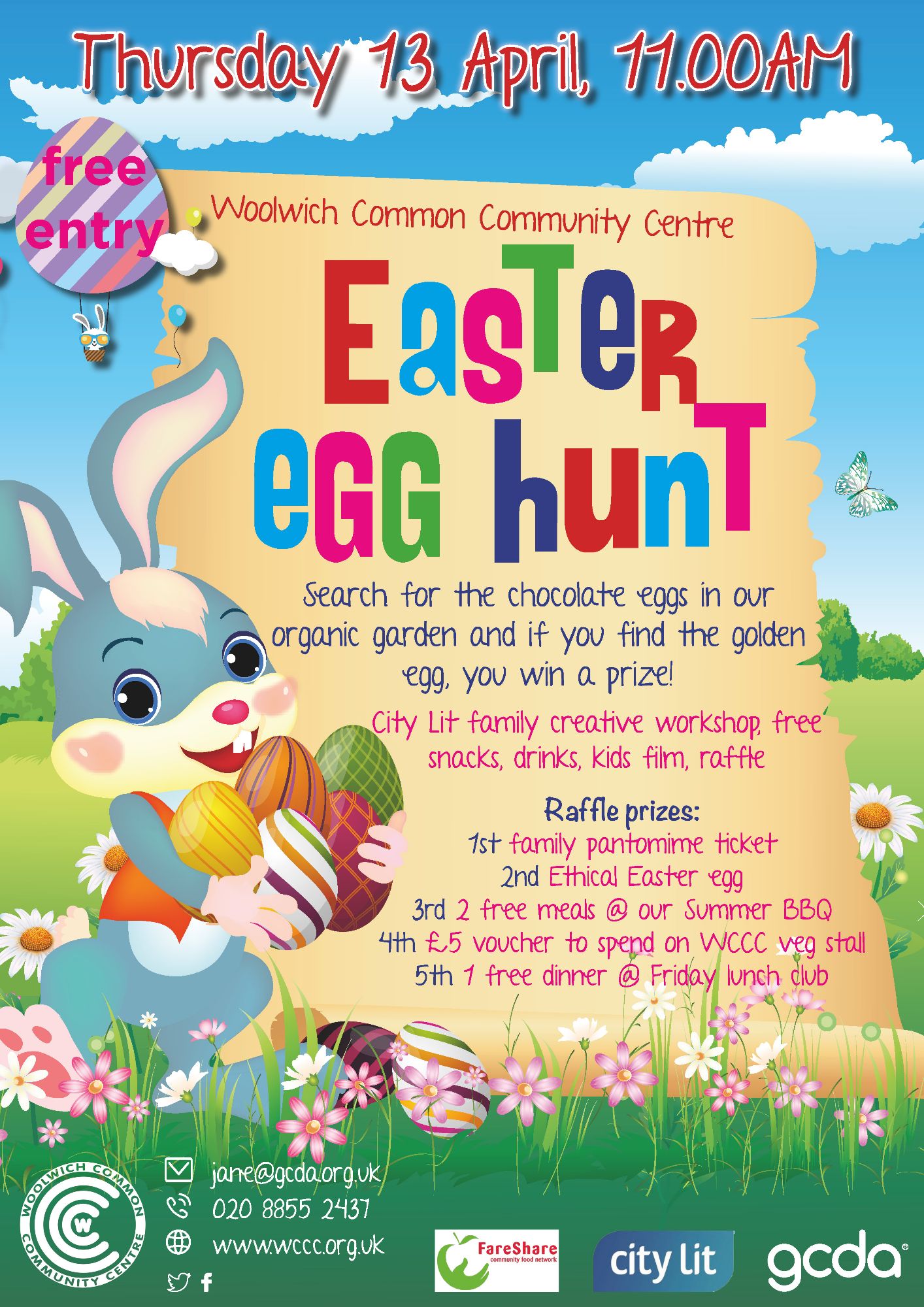 Woolwich Common Community Centre Easter Egg Hunt 2017