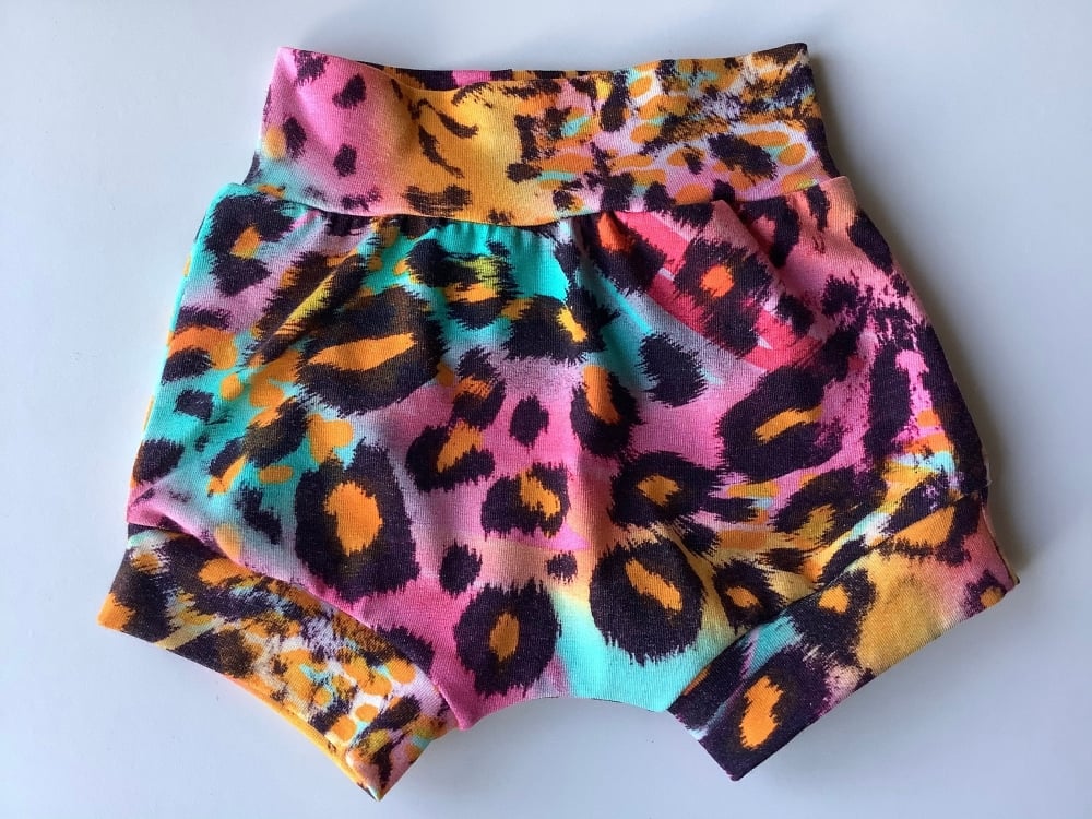 Baby Bummies Baby Shorts Baby Girl Shorts Rainbow Rainbows Animal Print Baby Clothes Baby Clothing Bloomers Diaper Cover