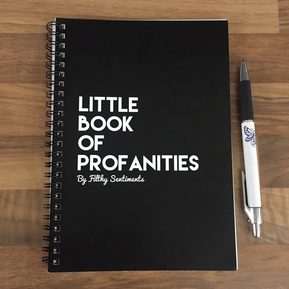 Little book of Profanities notebook - PRE ORDER