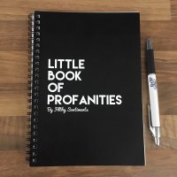 Little book of Profanities notebook (with colouring pages) - 
