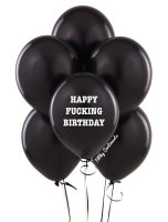 Happy fucking birthday balloons (Pack of 5) - C0008
