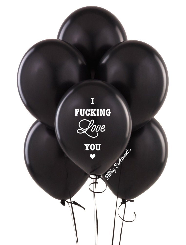 I Fucking love you balloons (Pack of 5)