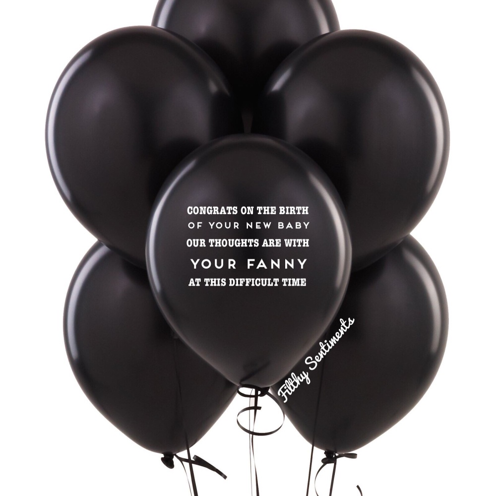 Congrats on the birth balloons (Pack of 5)
