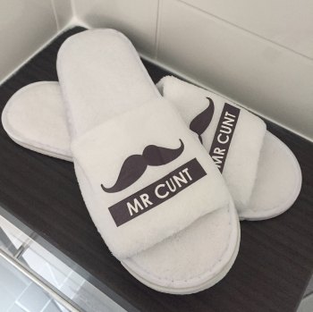 Mr Cunt Slippers