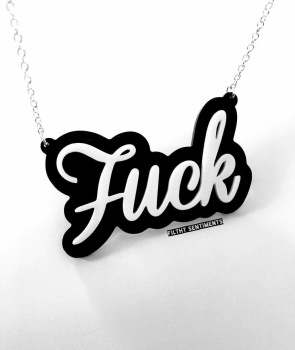 Fuck necklace