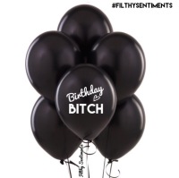 BIRTHDAY BITCH BALLOONS (Pack of 5) - D61