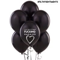             I'M GETTING FUCKING MARRIED BALLOONS (Pack of 5) - C00029