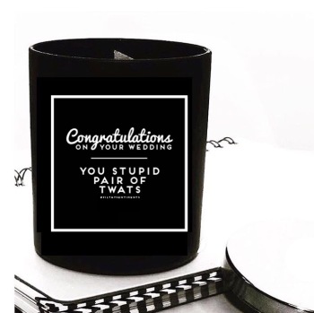 Congratulations on your wedding Candle