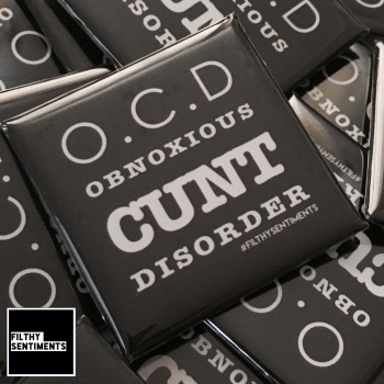 OCD large square badge