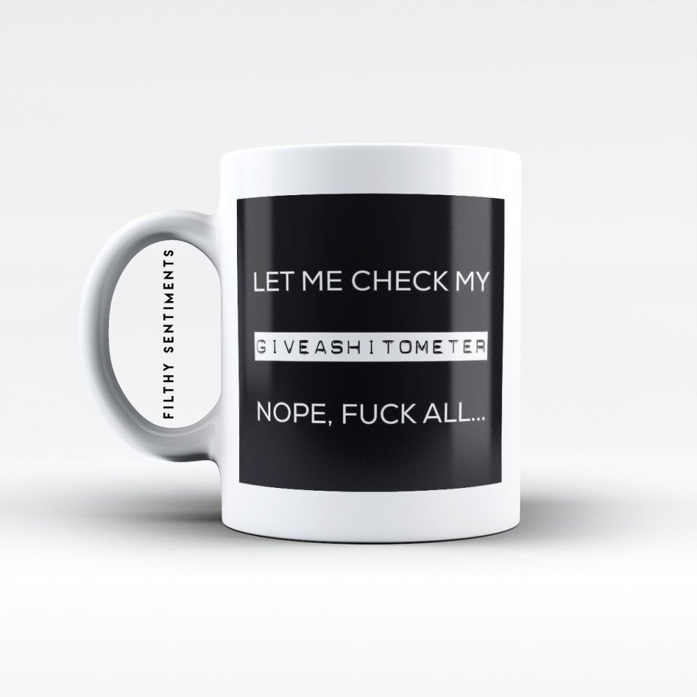 Give a shit mug -  M010GIVEOSHIT