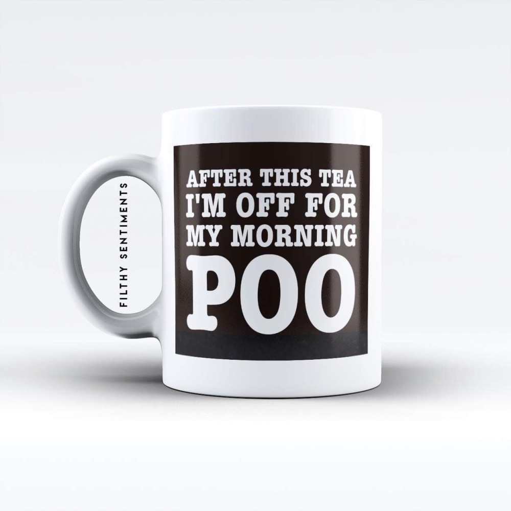 Morning Poo TEA mug - M027POOTEA