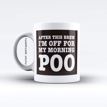 Morning Poo Brew mug - M025POOBREW