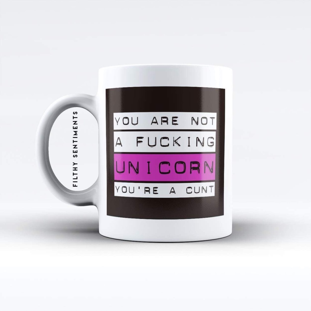 Unicorn cunt mug - M033UNICORN