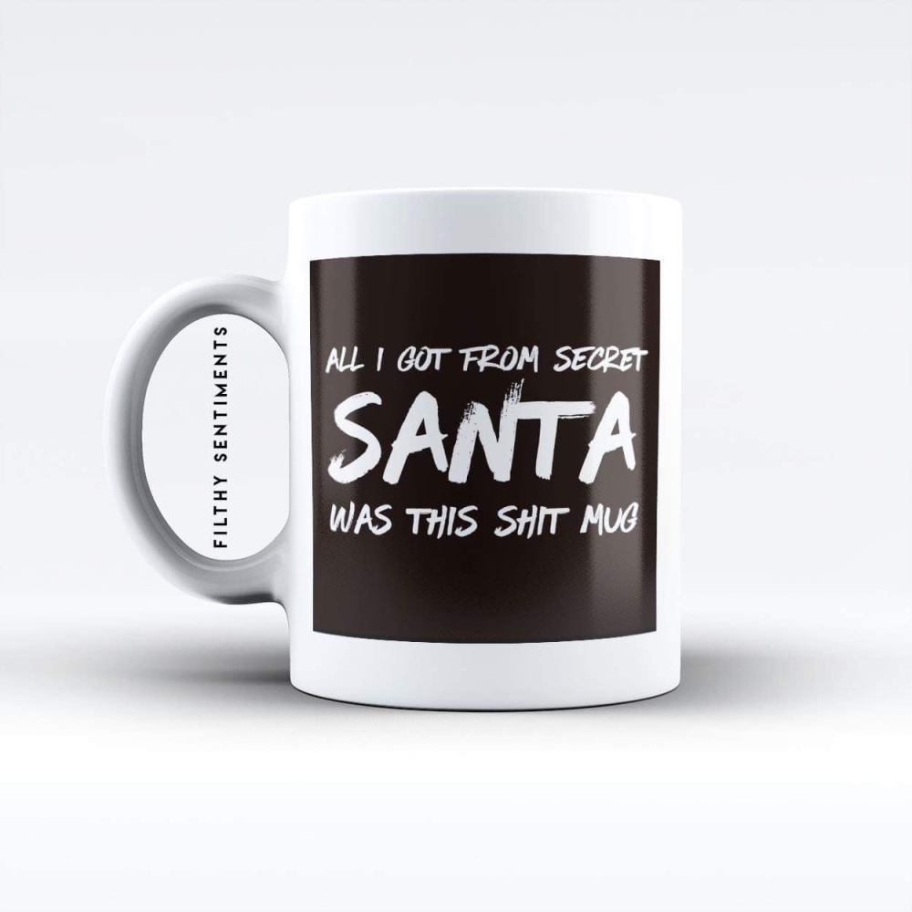 Secret Santa Shit mug - M052SANTA