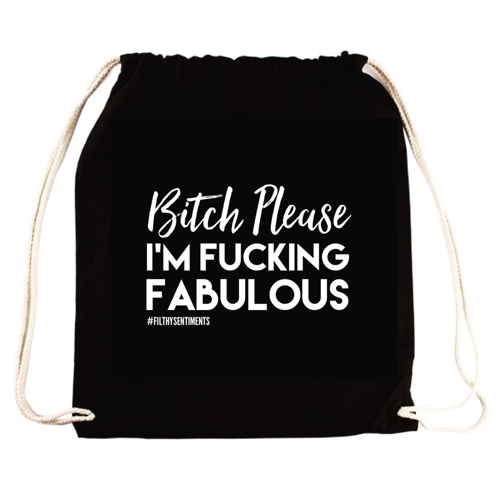 Bitch Please Drawstring Bag