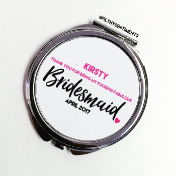 Thank you for being my bridesmaid POCKET MIRROR - F00041