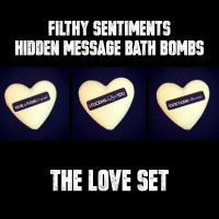 Pack of 3 LOVE BATH BOMBS - E0007