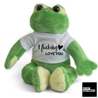 Cute FROG Teddy Bear - I LOVE YOU STANDARD