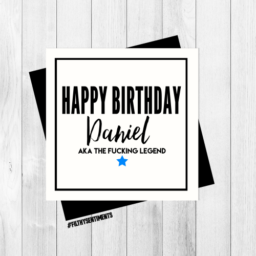 *PERSONALISED* AWESOME HAPPY BIRTHDAY - PER25