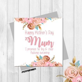 Swearing Mothers Day card - FS323- H0066