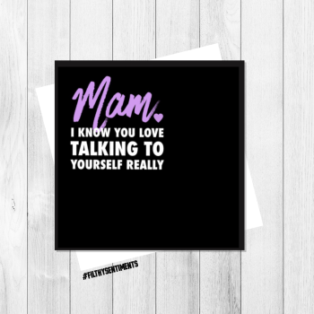 MAM TALKING TO YOURSELF CARD - FS145 - H0009