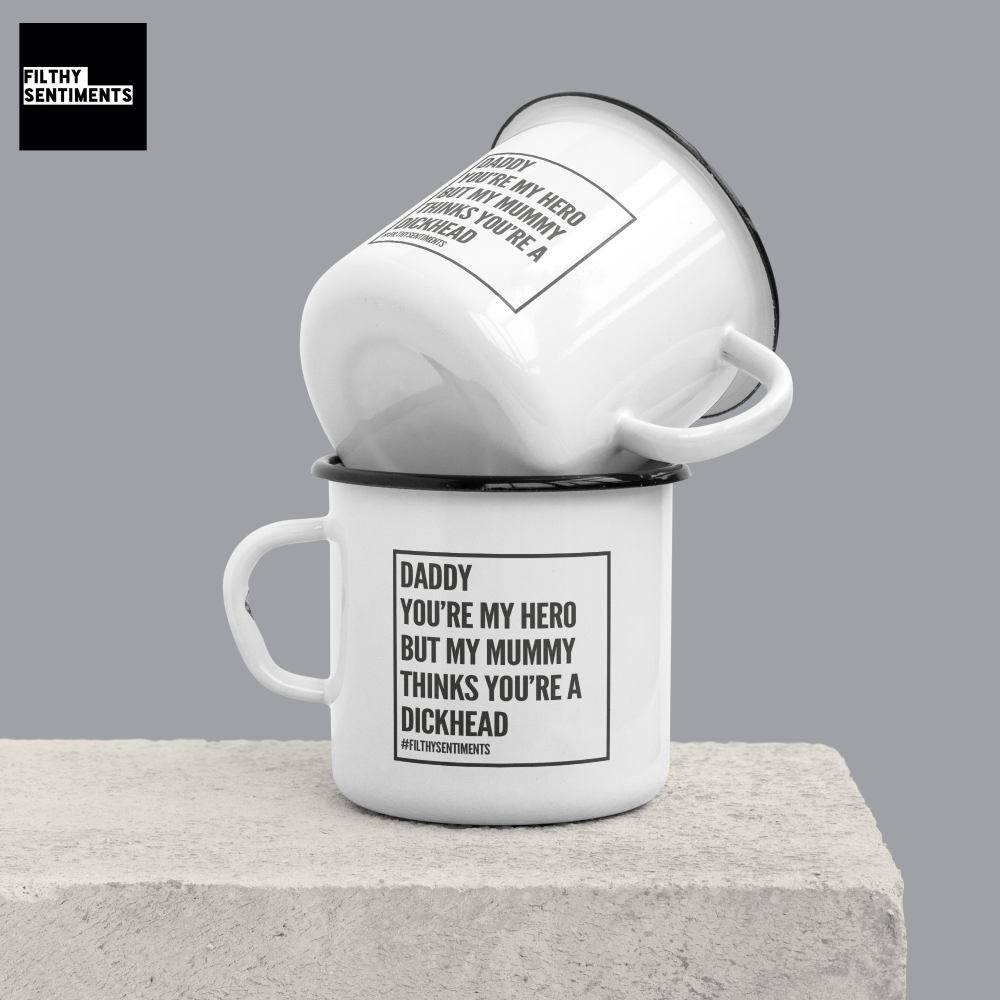 ENAMEL METAL MUG - HERO