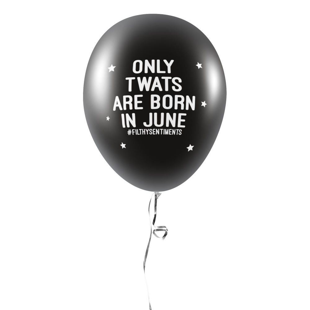 BORN IN JUNE BALLOONS (Pack of 5) - 