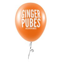 GINGER PUBES BALLOONS (Pack of 5) - D56