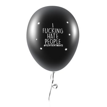 I FUCKING HATE PEOPLE BALLOONS (Pack of 5) - C0019