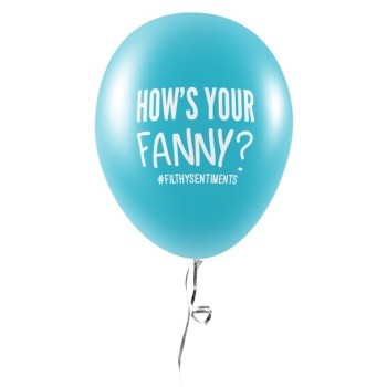 HOW'S YOUR FANNY? BALLOONS (Pack of 5) - D49