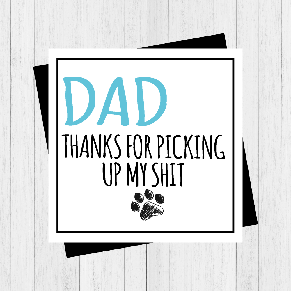 Fathers Day Dog Card - PER79