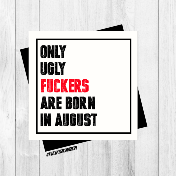 Ugly Fuckers August Card - PER71