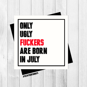 Ugly Fuckers July Card - PER71