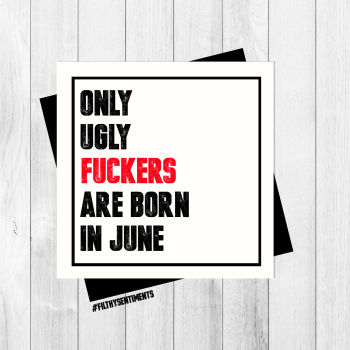 Ugly Fuckers June Card - PER71