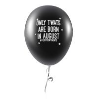 BORN IN AUGUST BALLOONS (Pack of 5) - C0041